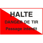 Halte danger de tir